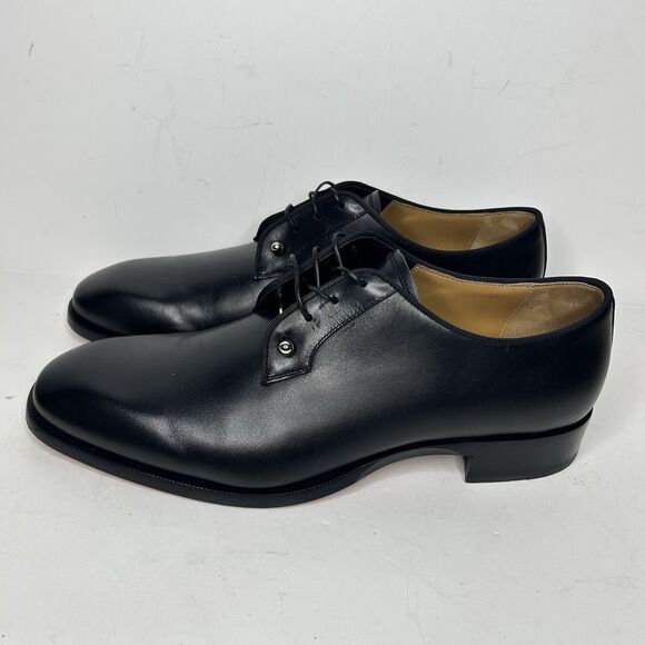 Christian Louboutin Chambeliss Leather Oxford Men\'s Size 44 Black